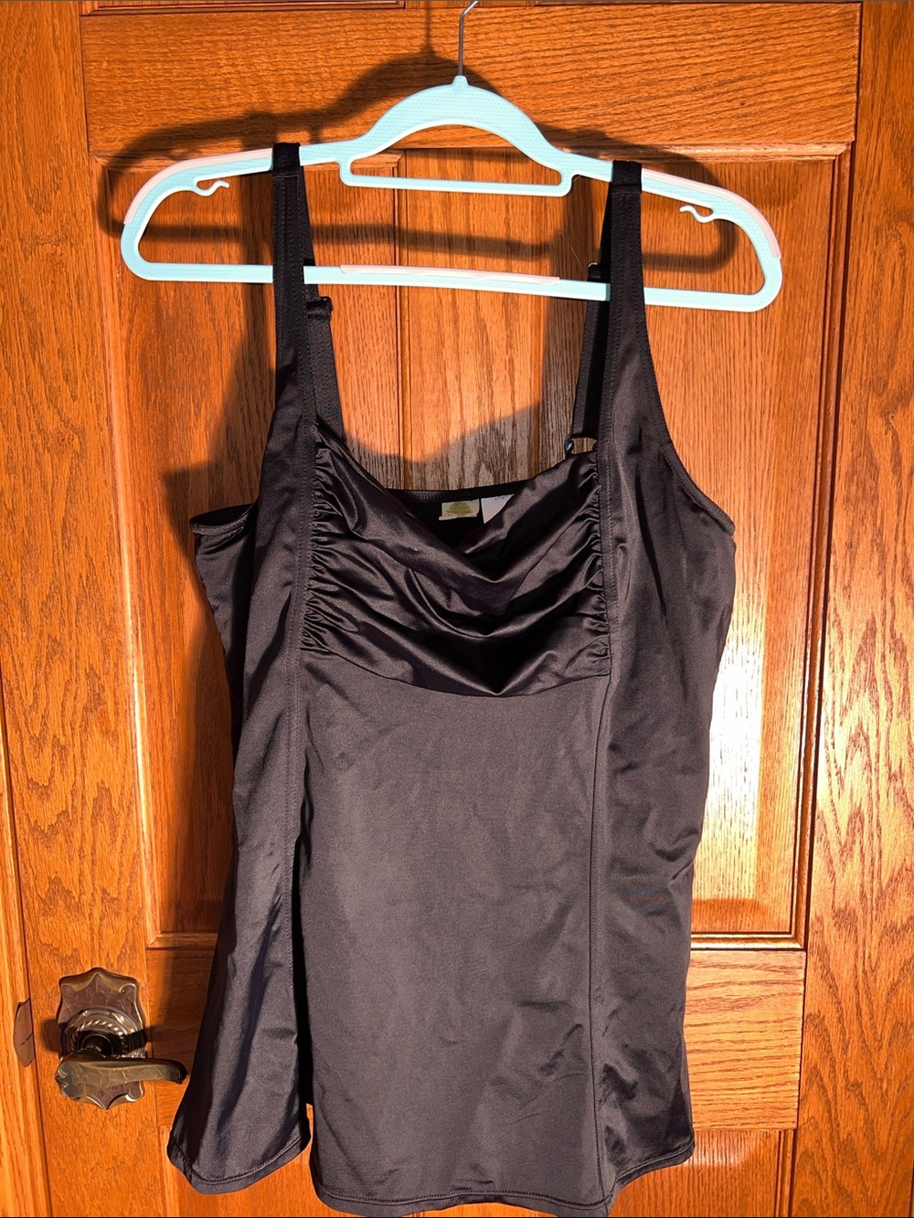 Black Ruched swimsuit